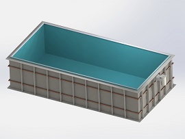 Pool set 7x3,5