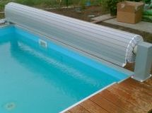 Above-ground pool cover 6x3m