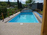 Pool roofing