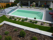 Pool roofing